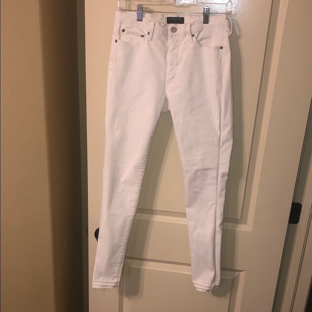 Banana Republic White Skinny Jeans - Women's